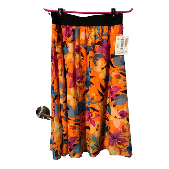 LuLaRoe Tropical LoLa Skirt - small - Picture 4 of 11